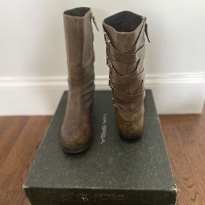 via spiga kinley leather combat boots